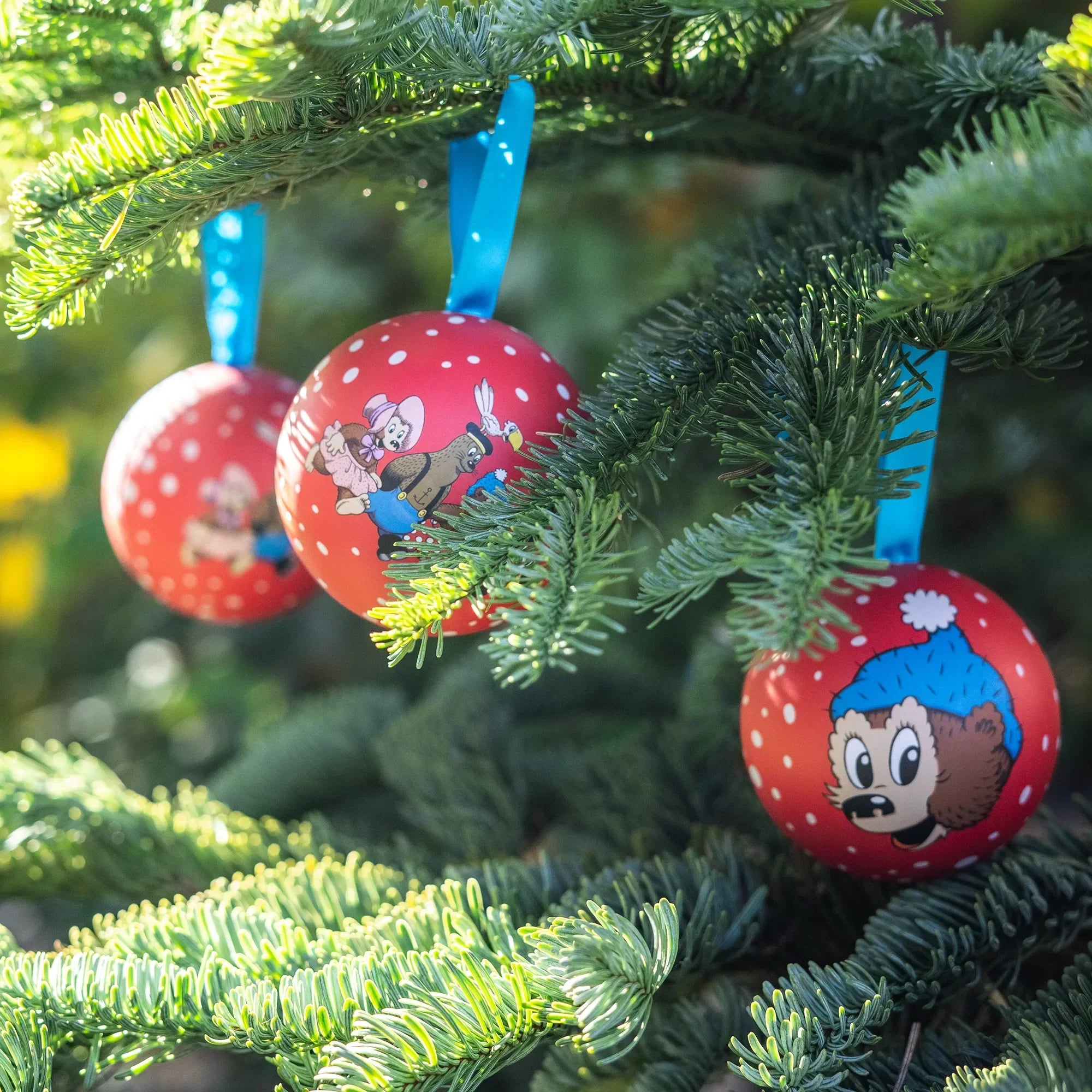 Rasmus Klump Julekugler (4 stk.)