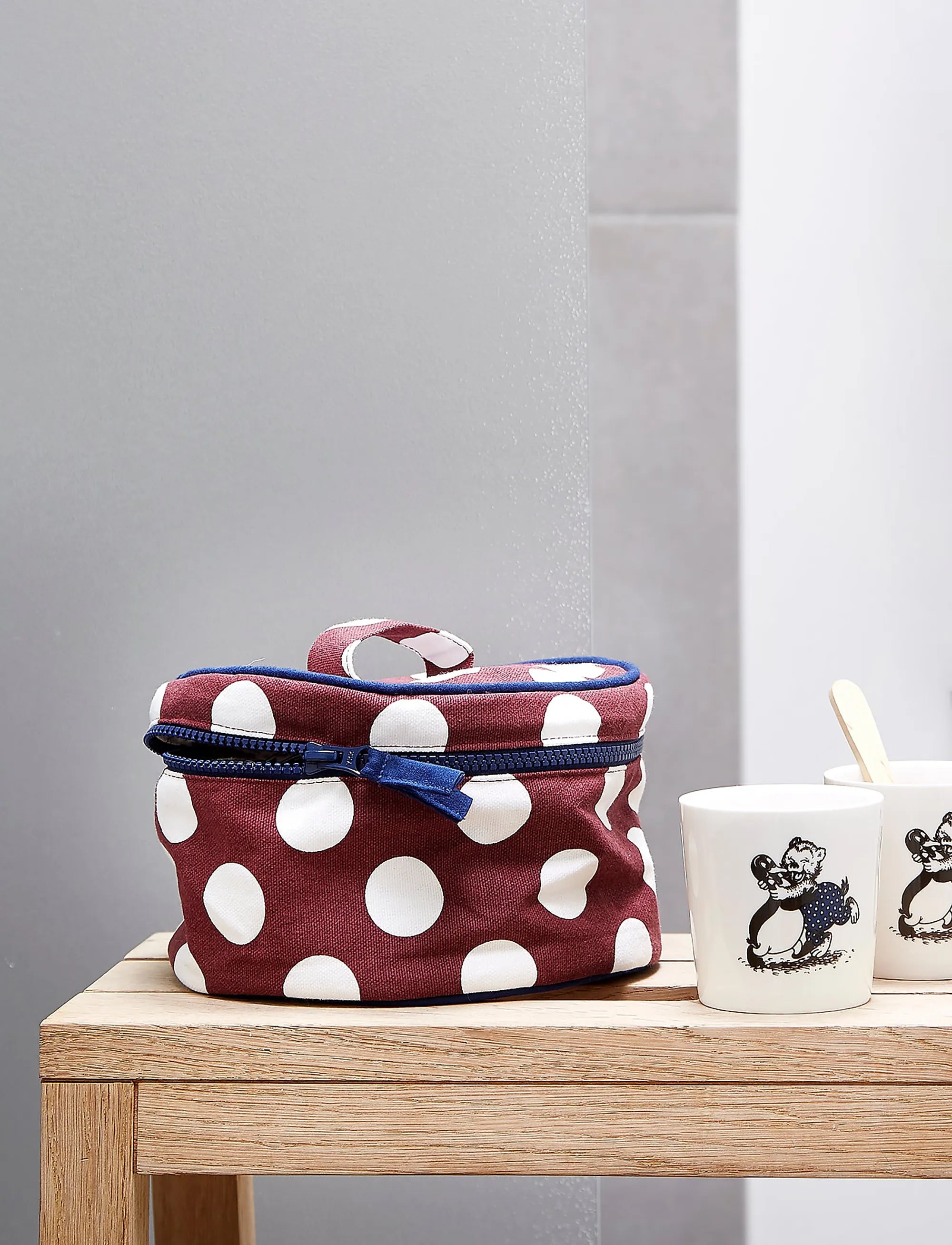 Rasmus Klump toilettaske - Rød